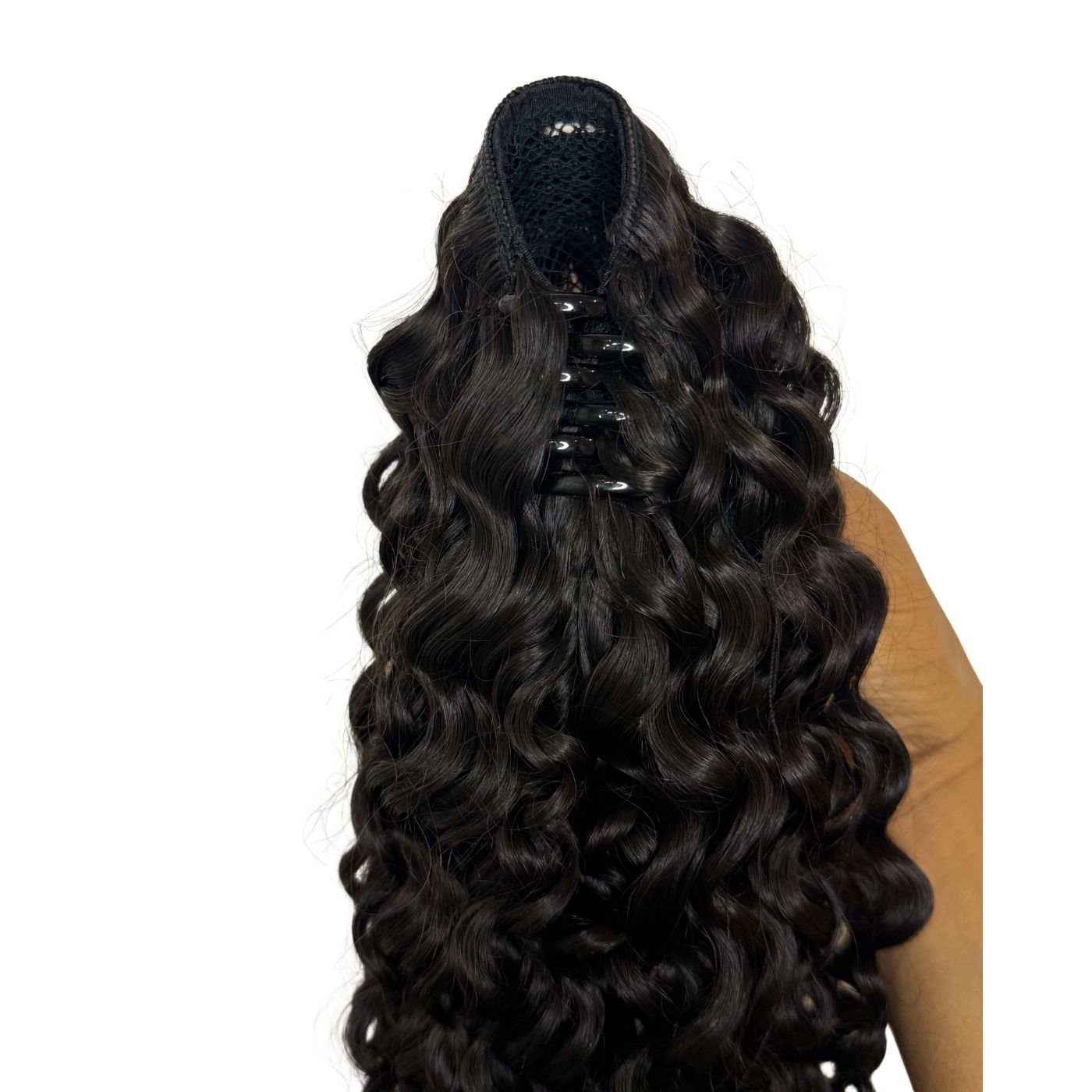 Curly Clip Ponytail